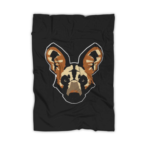 African Painted Dog Blanket