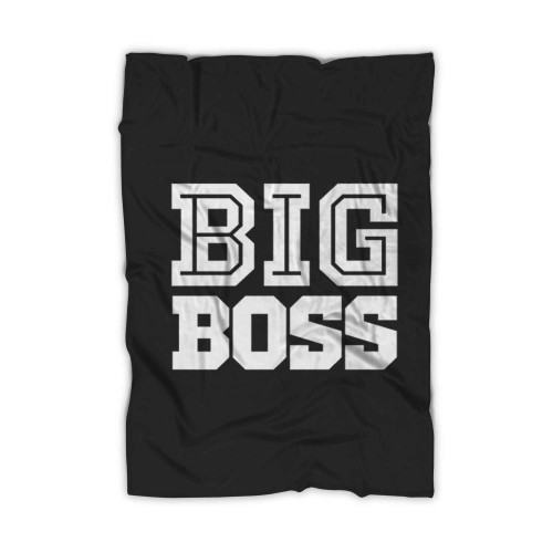 Big Boss Slogan Blanket