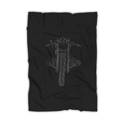 Bmw Cafe Racer Motorcycle Blanket