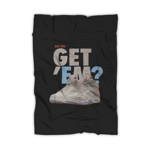 Did You Get Em Air Jordan Blanket