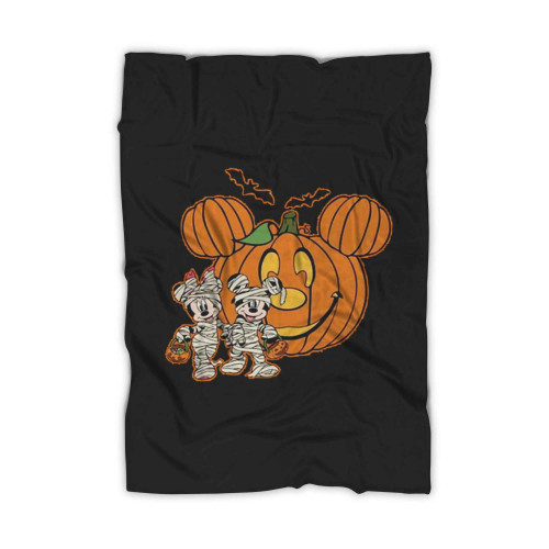 Disney Mummy Halloween Mickey And Minnie Blanket