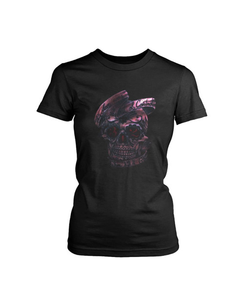 Pierce The Veil Hold On Till May Skull Women's T-Shirt Tee