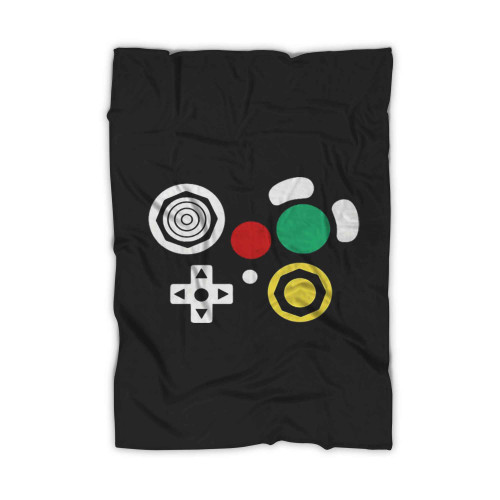 Gamecube Controller Buttons Blanket