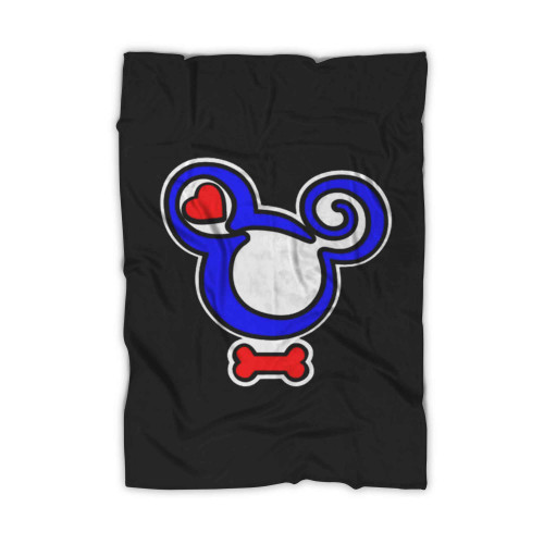 Leather Pride Abstract Mickey Blanket