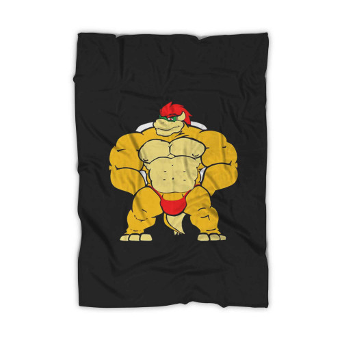Muscle Daddy Bowser Blanket