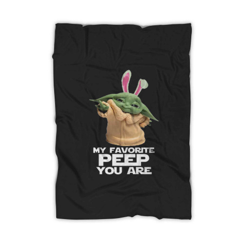 My Favorite Peep You Are Easter Day Star Wars Blanket