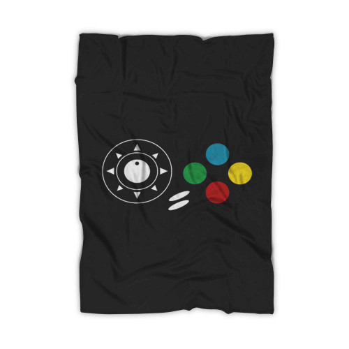 Neo Geo Controller Buttons Blanket