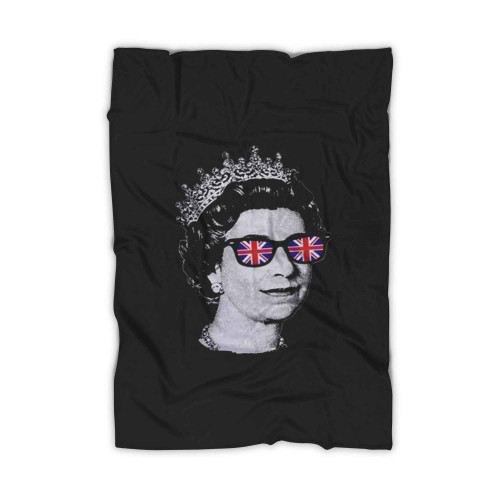 Queen Elizabeth Sunglasses Blanket