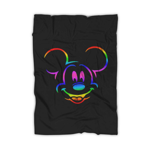 Rainbow Mickey Blanket Rainbow Mickey Blanket