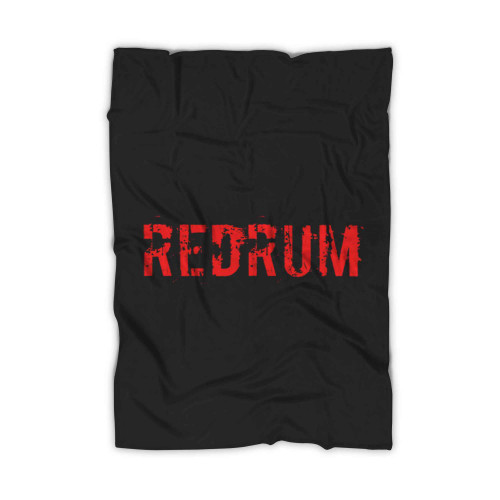 Redrum Horror Movie Blanket