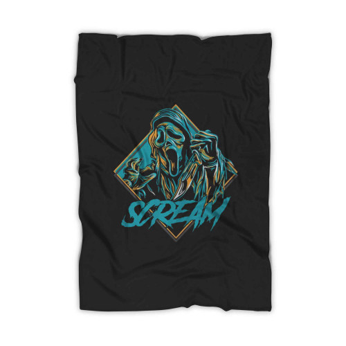 Scream Horror Art Love Logo Blanket
