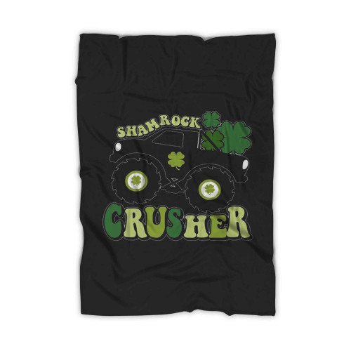 Shamrock Crasher St Patrick Day Blanket