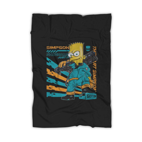 Simpson Game Sneaker Blanket
