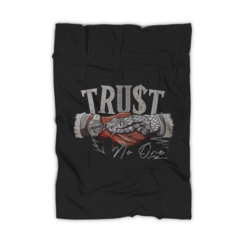 Snake Trust No One Art Love Logo Blanket