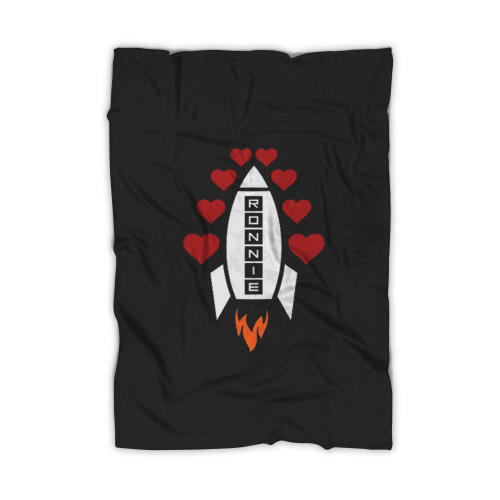 Snooker Ronnie Rocket Hearts Tribute Blanket