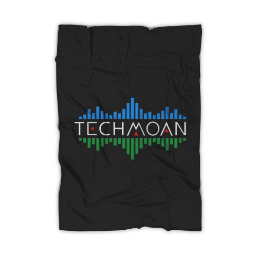 Techmoan Audio Graphic Bars Logo Blanket