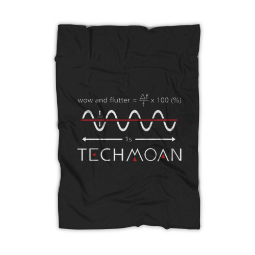 Techmoan Wow And Flutter Logo Blanket