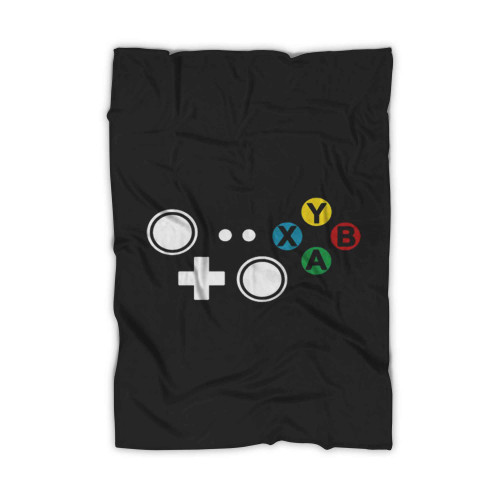 Xbox Controller Joypad Buttons Blanket