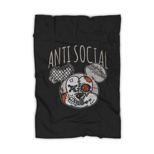 Anti Socia Dripping Mickey Blanket Anti Socia Dripping Mickey Blanket