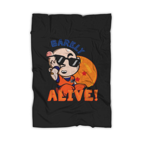 Barely Alive Krillin Anime Dragon Ball Blanket