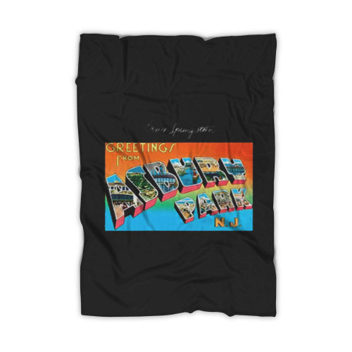 Bruce Springsteen Asbury Park Blanket