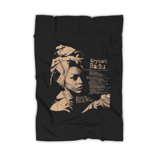 Erykah Retro Erykah Badu Blanket