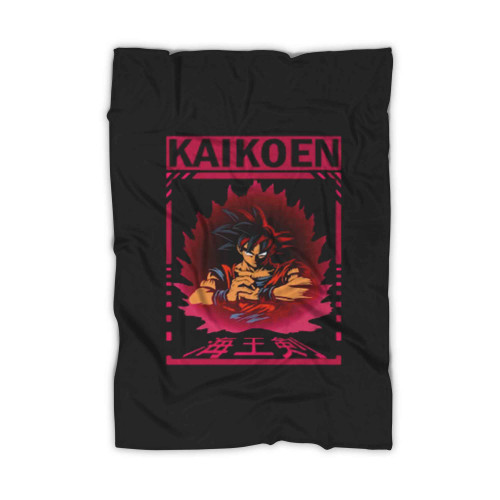 Goku Kaioken Dbz Anime Blanket