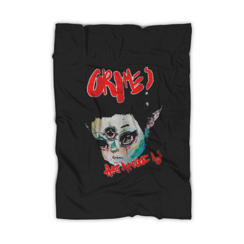 Grimes Art Angels 2015 Blanket