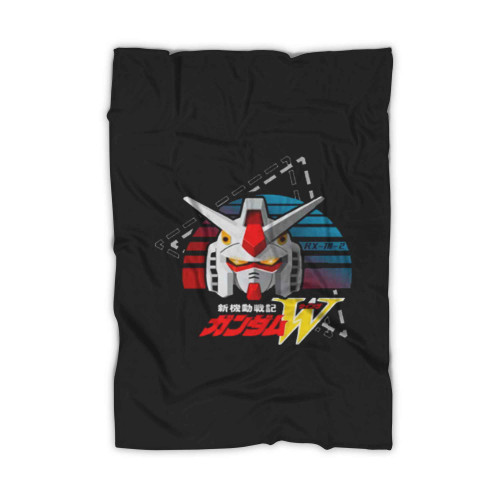 Gundam Rx 78 2 Art Love Logo Blanket
