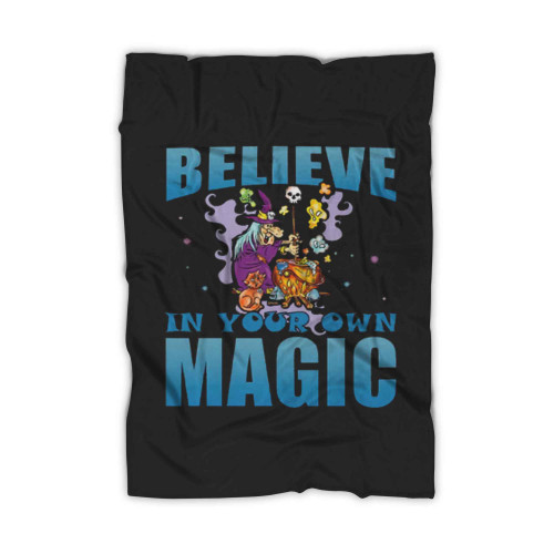 Halloween Believe In Your Own Magic Witch Blanket