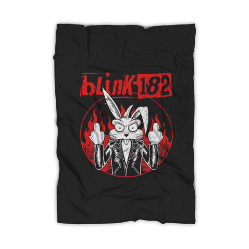 Hell Bunny Blink 182 I Came From Hell With A Curse Blanket