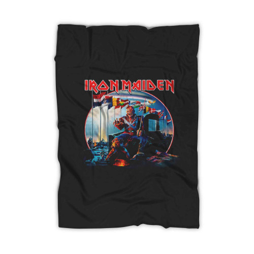 Iron Maiden 2 Minutes To Midnight Song Tour Blanket