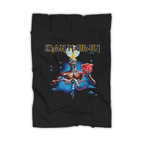 Iron Maiden Seventh Son Of A Seventh Son Art Love Logo Blanket