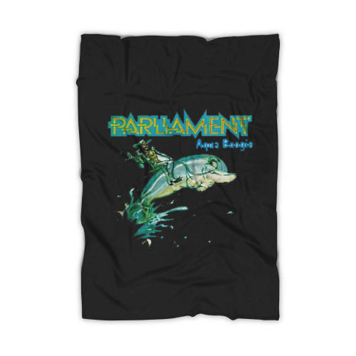 Parliament Aqua Boogie Art Love Logo Blanket