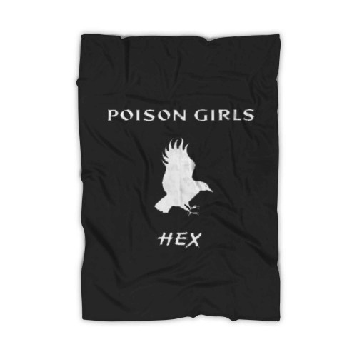 Poison Girls Hex Art Love Logo Blanket