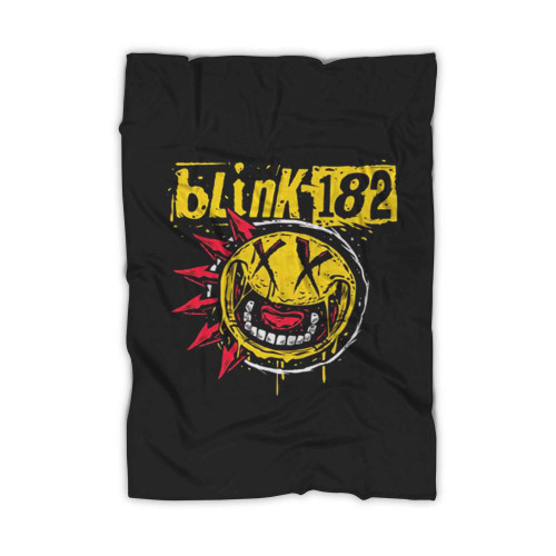 Pop Punk Blink 182 Punk Smiley Blanket