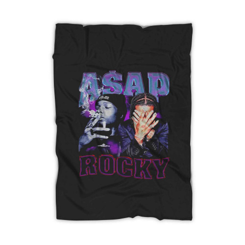 Rapper Asap Vintage Asap Rocky Blanket