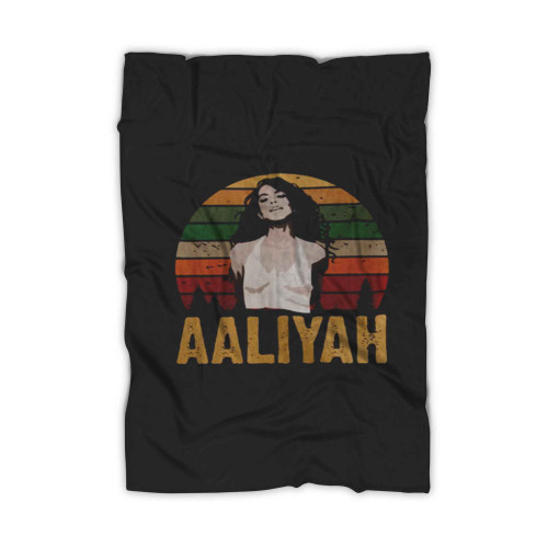 Retro Aaliyah Vintage Blanket