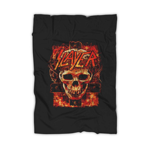 Slayer Skull And Cross Blanket
