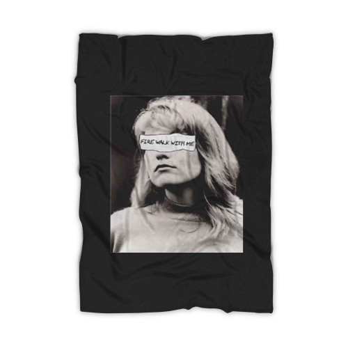 Twin Peaks Laura Palmer Fire Walk With Me Art Love Logo Blanket