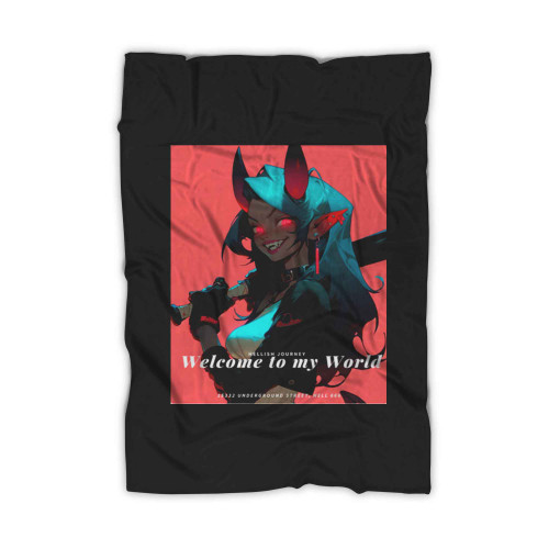 Welcome To My World Succubus Blanket