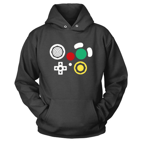 Gamecube Controller Buttons Hoodie