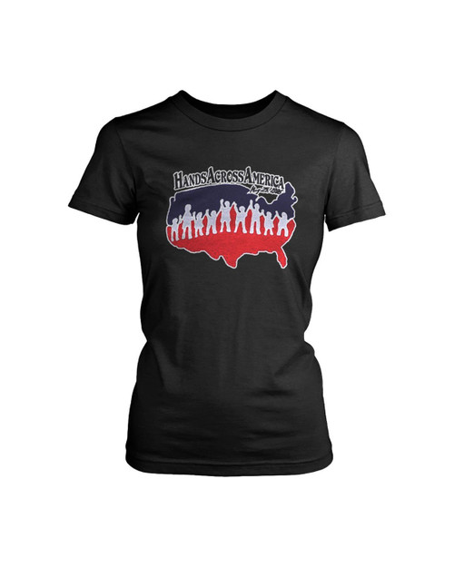 Hands Across America Women's T-Shirt Tee