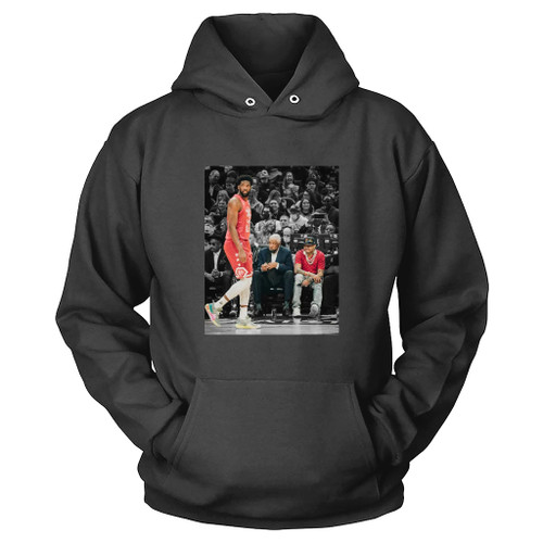 Joel Embiid Allen Iverson Dr J Julius Erving All Star Hoodie