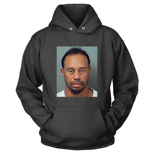 Tiger Woods Mugshot Art Love Logo Hoodie