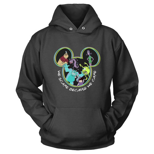 We Scare Because We Care Disney Family Hoodie