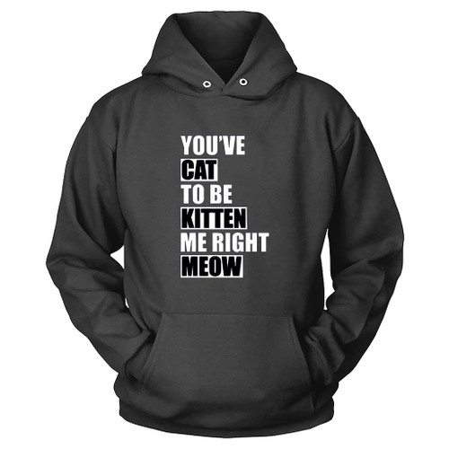 You Have Cat To Be Kitten Me Right Meow Hoodie