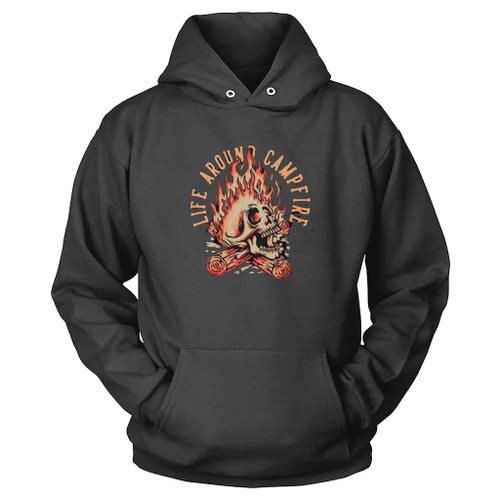 Campfire Vintage Style Camper Hoodie