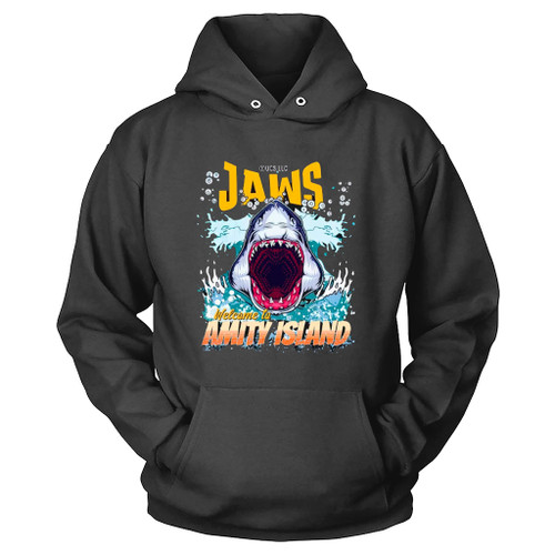 Jaws Fan Art Welcome To Amity Island Hoodie