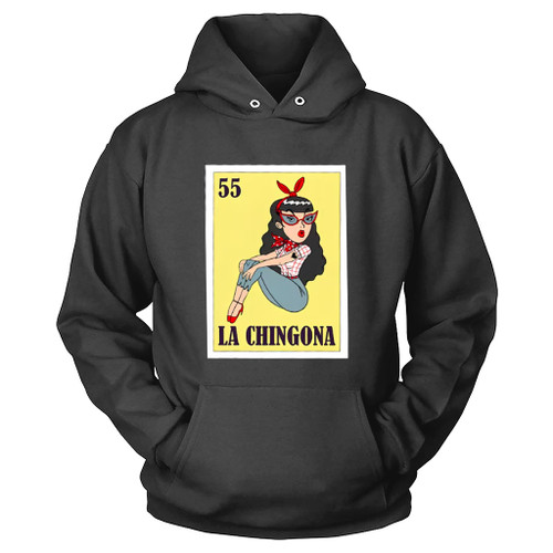 La Chingona Loteria De Mexico Mexican Bingo Essential Hoodie